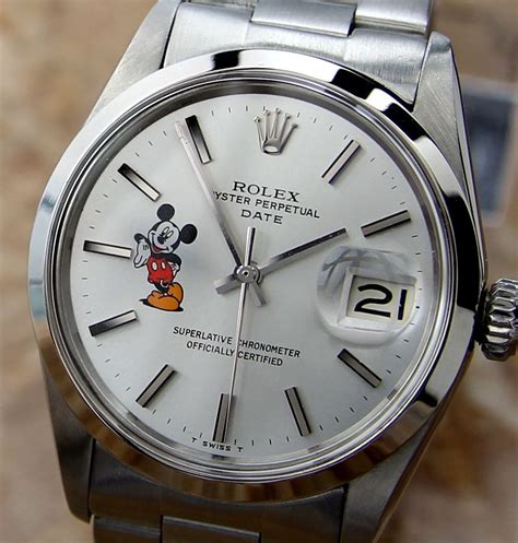 disney rolex for sale|rolex mickey mouse watch price.